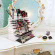 Load image into Gallery viewer, Cosmetic Storage Organizer, Makeup Case, ROSELIFE [THEA] 4 Pieces Kit Jewelry Display, 11 Drawers, 16 Slots, Detachable, Clear

