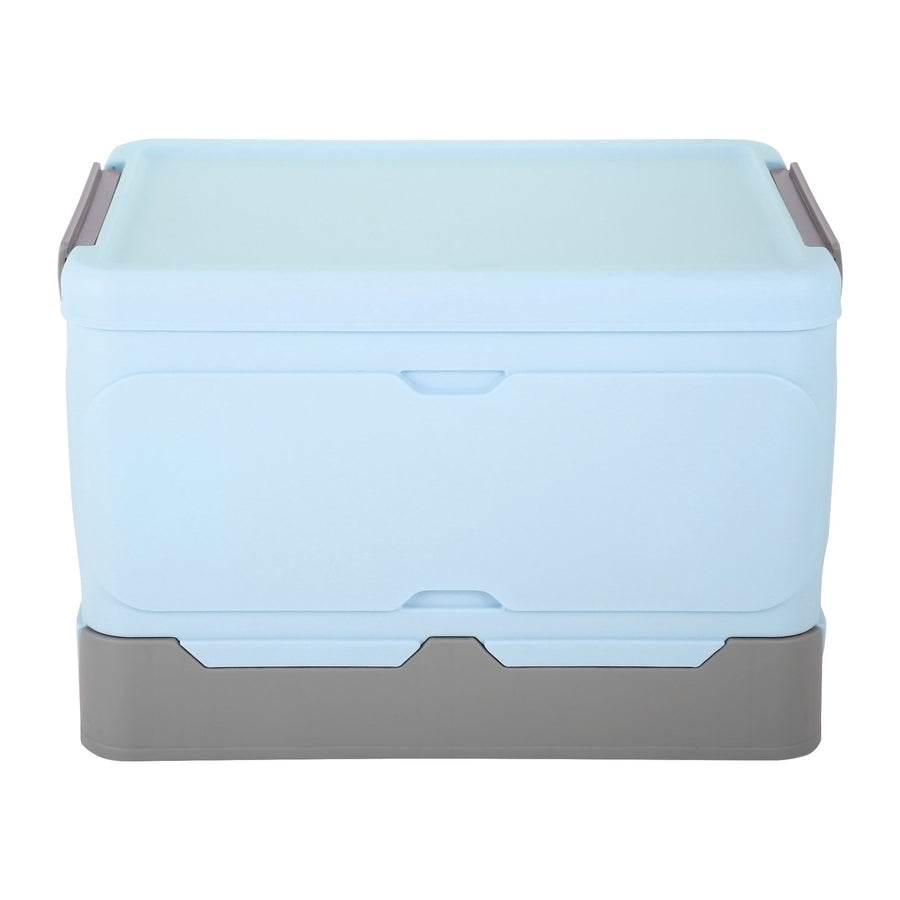 Foldable Storage Box, ROSELIFE Student Books Storage Box, 13.5" X 9.0¡° X9.0¡±, Middle,Blue