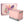 Load image into Gallery viewer, Foldable Storage Box, ROSELIFE Student Books Storage Box, 13.5&quot; X 9.0¡° X9.0¡±, Middle,Pink
