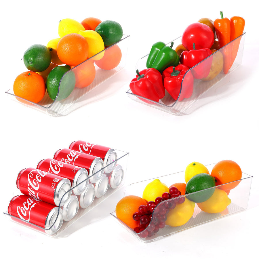 Canned beverage tray 9 canned beverages support fit for refrigerators kitchens 13.8"x5.6"x3.9"
