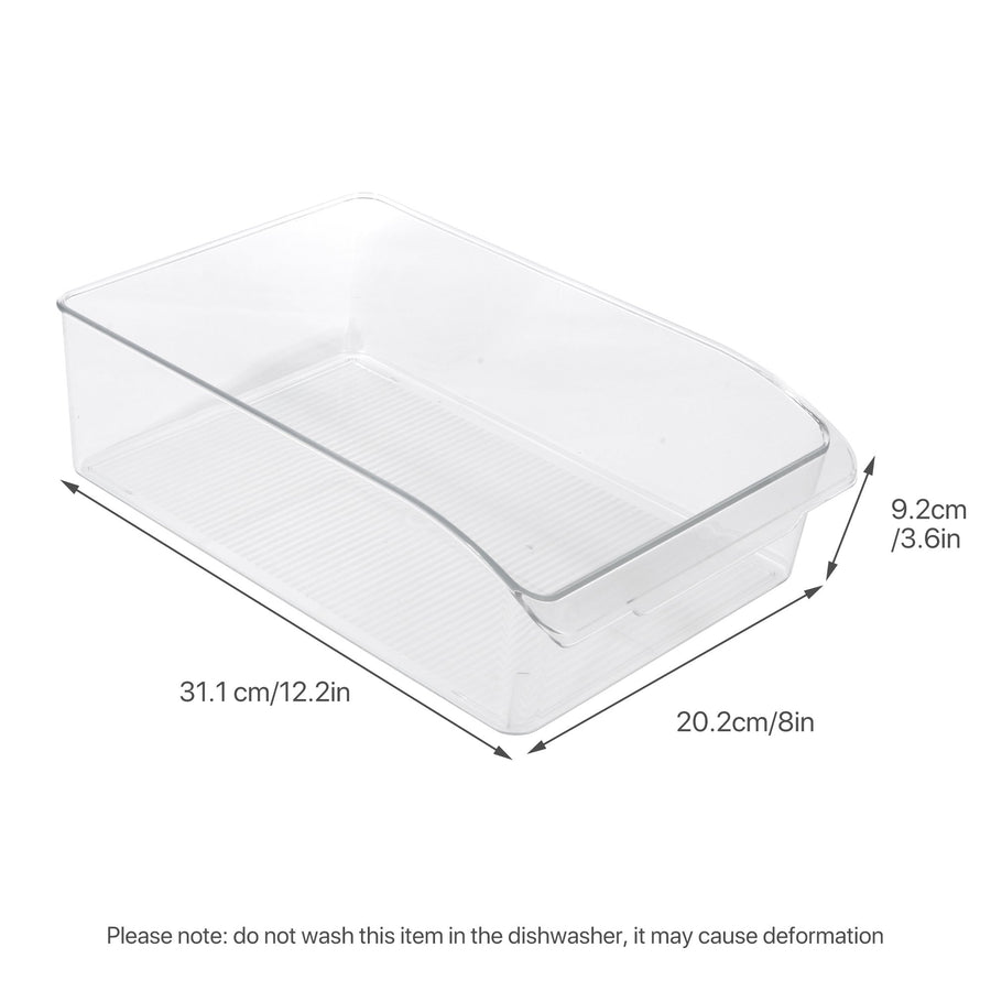 Vegetable and fruit isolated storage 12.2"x8.0"x3.6"fit for refrigerators kitchens