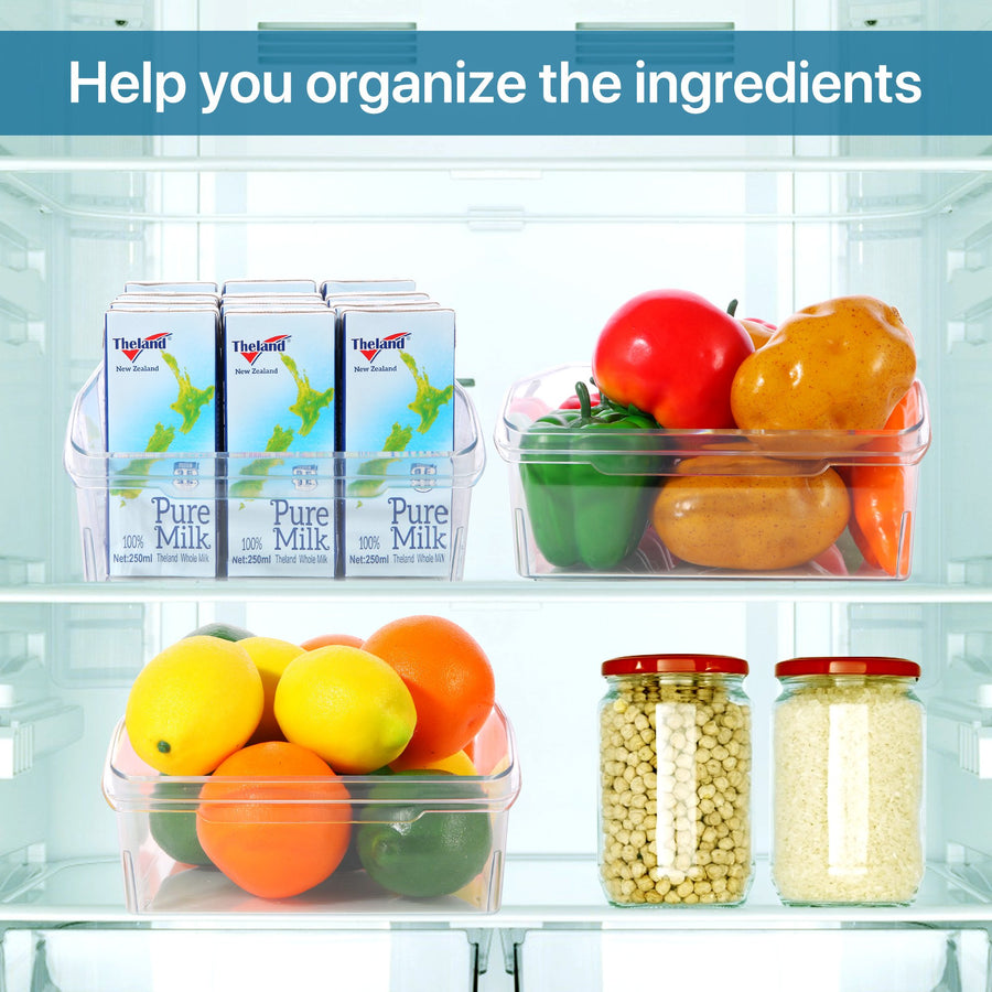 Vegetable and fruit isolated storage 12.2"x8.0"x3.6"fit for refrigerators kitchens