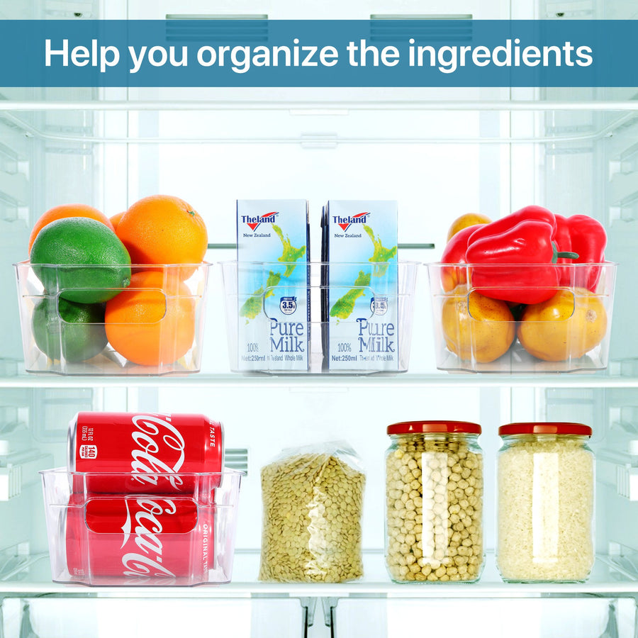 Vegetable and fruit isolated storage 11.8"x6.3"x3.5"fit for refrigerators kitchens