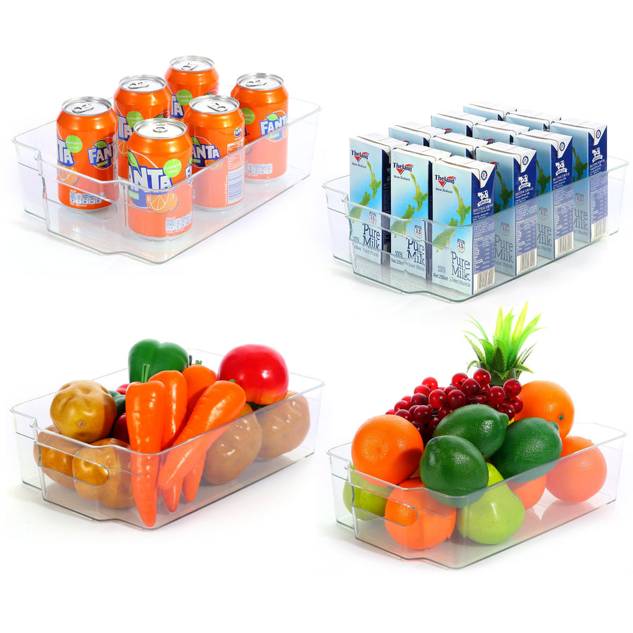 Vegetable and fruit isolated storage 12.6"x8.6"x3.5"fit for refrigerators kitchens