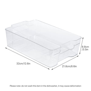 Vegetable and fruit isolated storage 12.6"x8.6"x3.5"fit for refrigerators kitchens
