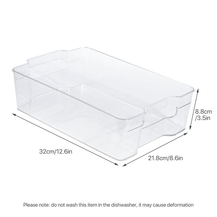 Vegetable and fruit isolated storage 12.6"x8.6"x3.5"fit for refrigerators kitchens