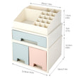 Load image into Gallery viewer, Stationery Organizer Box, Roselife Multifunctional Desk Storage Box Set, [TBD-08] w/ 3 Drawers + 16 Slots
