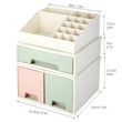 Load image into Gallery viewer, Stationery Organizer Box, Roselife Multifunctional Desk Storage Box Set, [TBD-12] w/ 3 Drawers + 16 Slots
