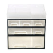 Load image into Gallery viewer, Organize storage box for multi-scene use, ROSELIFE [TDAB] Desktop Organizer, 4 Pieces, 7 Drawers, 5 Slots, Transparent
