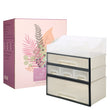 Load image into Gallery viewer, Organize storage box for multi-scene use, ROSELIFE [TFBC] Desktop Organizer, 4 Pieces, 5 Drawers, 5 Slots, Transparent
